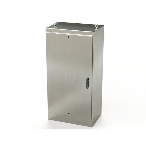 3 Point Latch with Padlock/Keylock Handle Electrical Enclosures, 72 in H, 24 in D, 36 in W